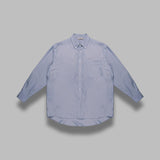 silk broad button down shirt A25SS01SB- SB AURALEE 