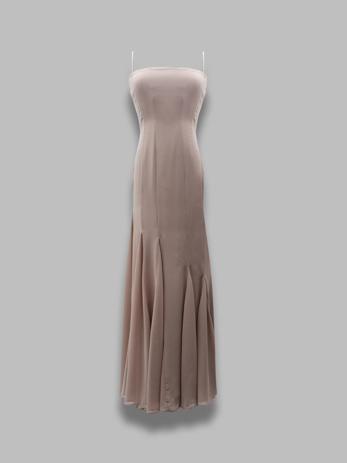 chiffon maxi strap dress 115519816-BCR1044- 816 ROTATE 