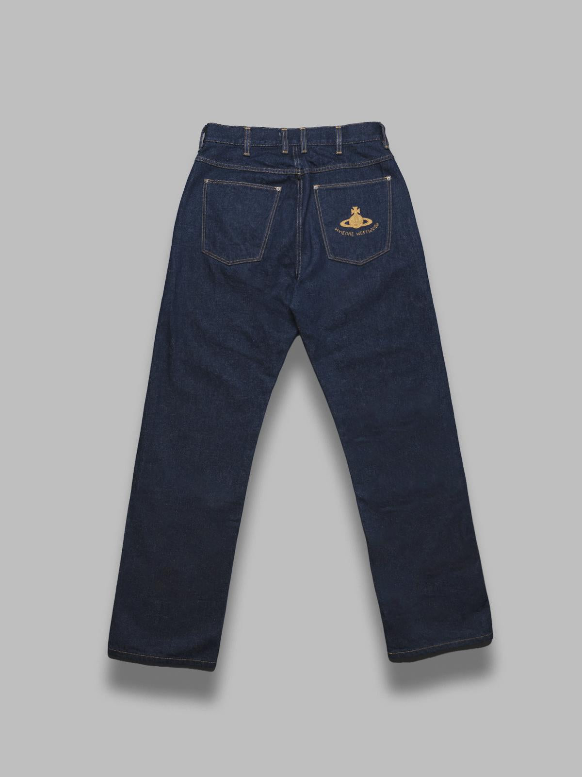 baggy jeans - indigo 3902000P-W0162- K406 VIVIENNE WESTWOOD 