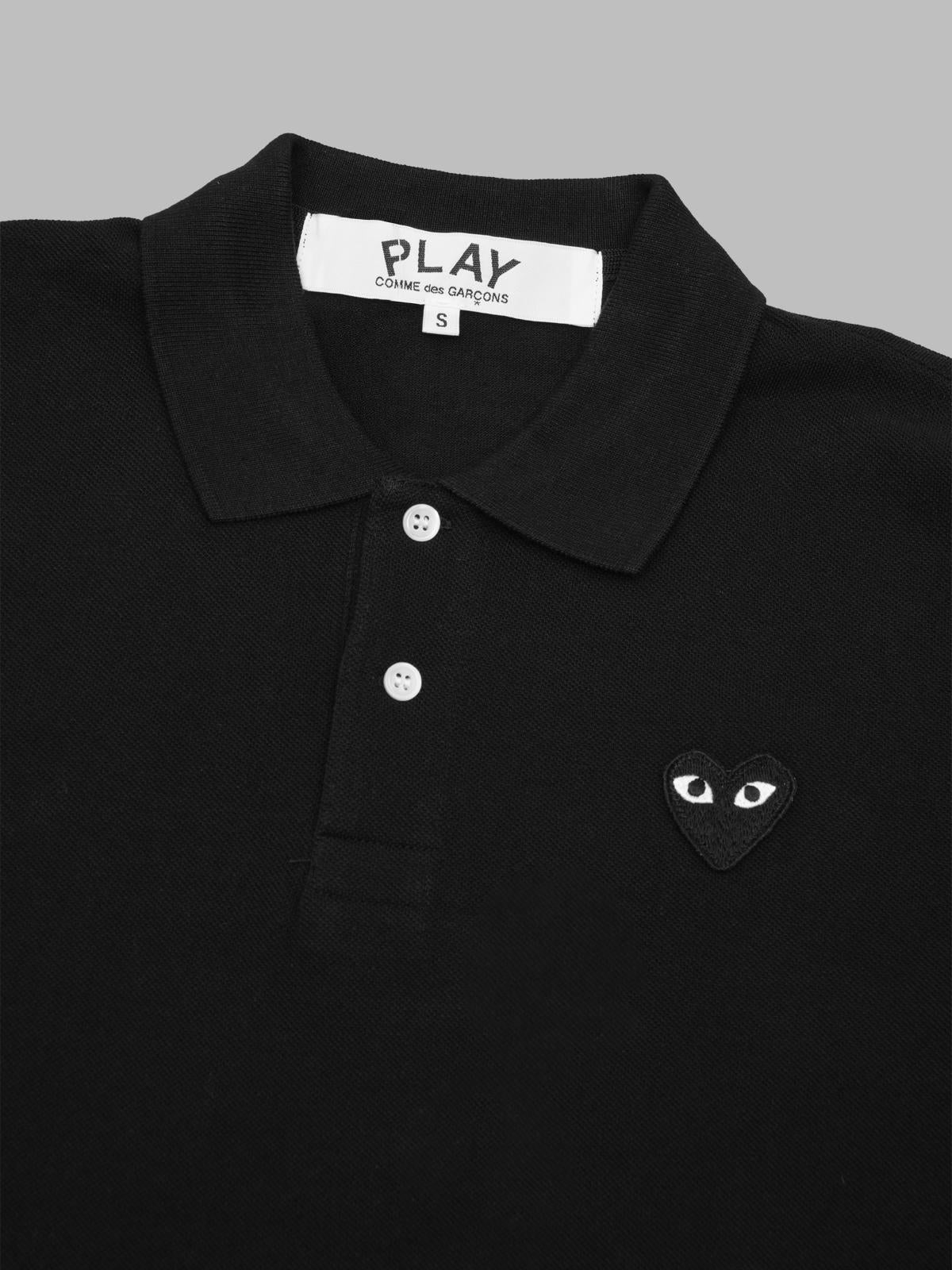 t-shirt black emblem knit AX-T066-051- BK COMME DES GARÇONS PLAY 