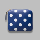 dots printed leather line SA2100PD BLU COMME DES GARÇONS WALLET 