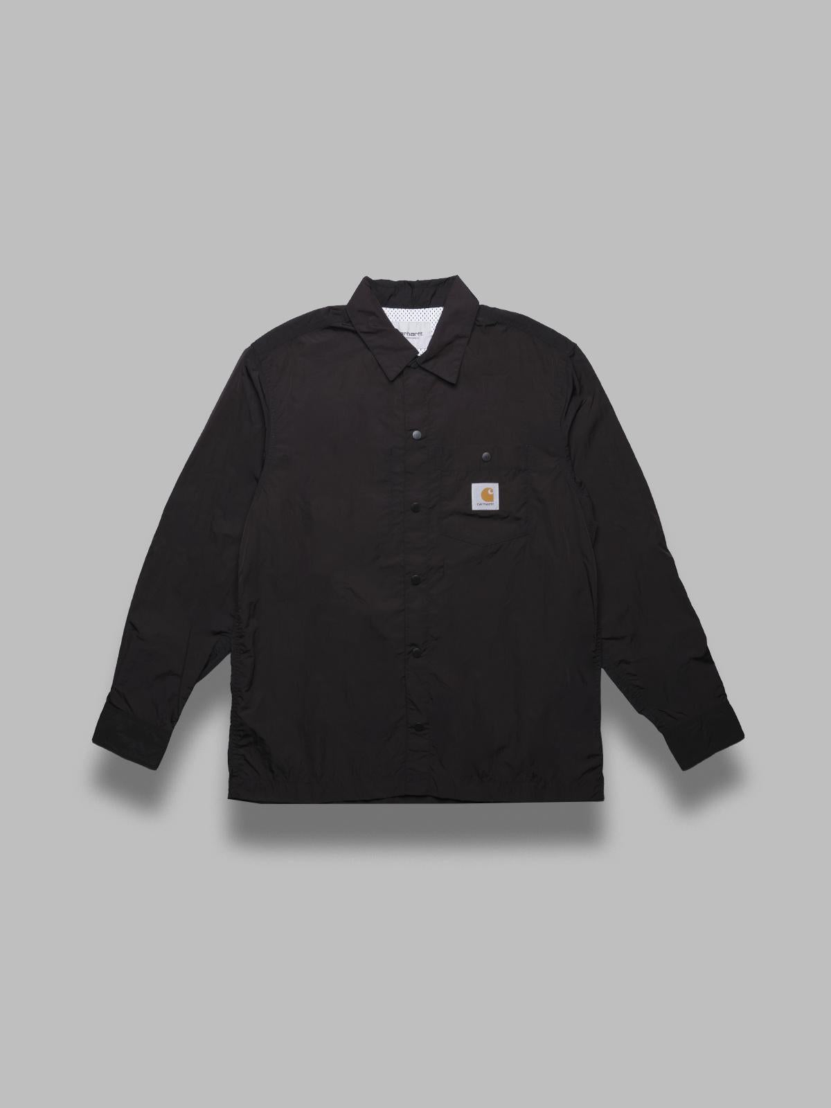 canby shirt jac nylon taffeta, 2.5 oz black / white I035243- 0D2 CARHARTT WIP 