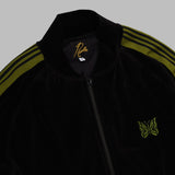 rib collar track jacket RW323- BK NEEDLES 