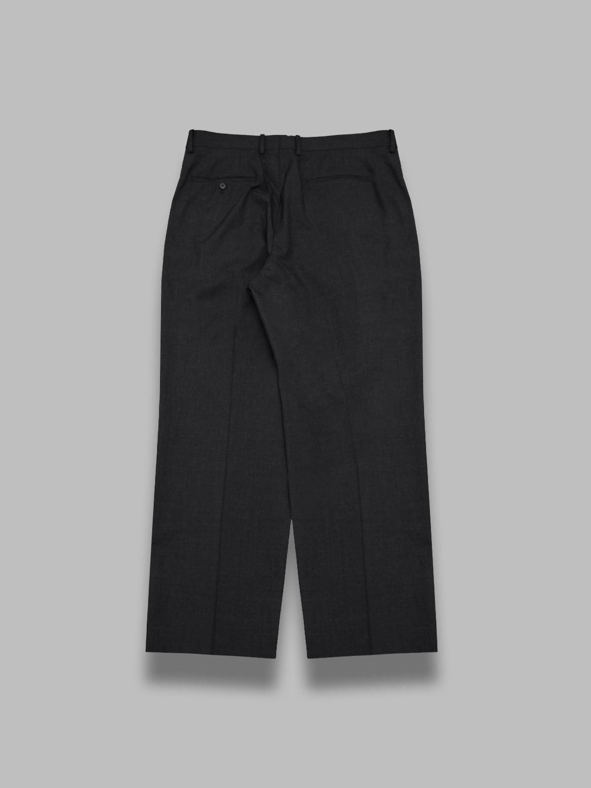 ultra fine tropical wool two-tuck slacks A26SP02MT- DGY AURALEE 