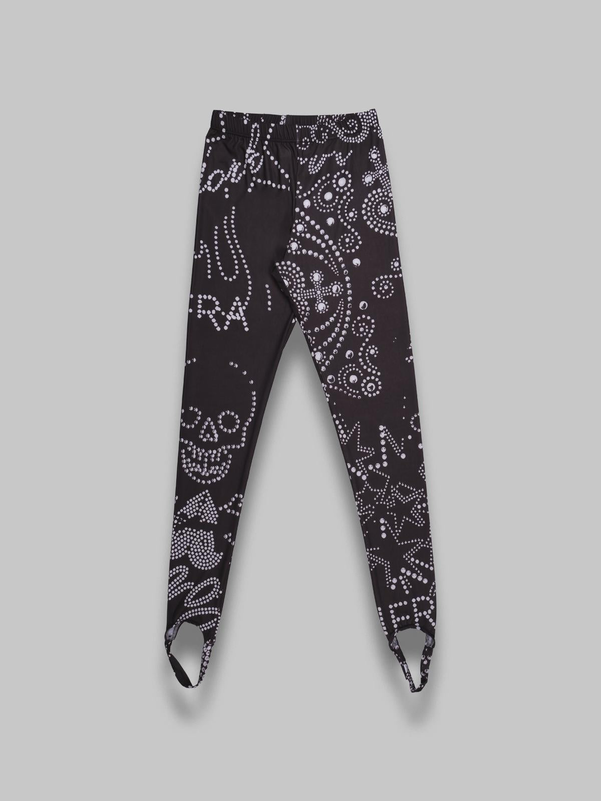 rhinestuds leggins VAQ10P007- BK VAQUERA 