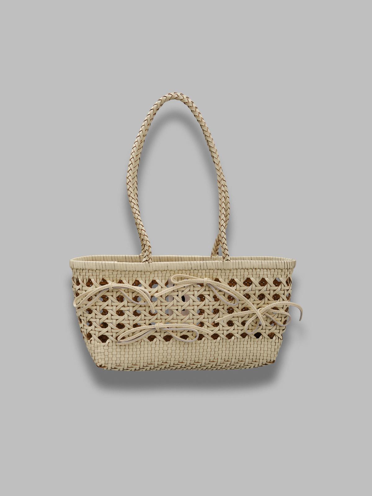 biscuit shoulder bag 25SB06006102- WHT OSOI 