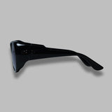 gambia sunglasses - black acetate, tobacco lens - made in japan PT-6502- BK PORT TANGER 