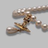 one row pearl drop choker 63030008-02R118-CN- R118 VIVIENNE WESTWOOD 