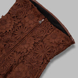 3d lace midi dress 1156242037-BCR1822- 2037 ROTATE 