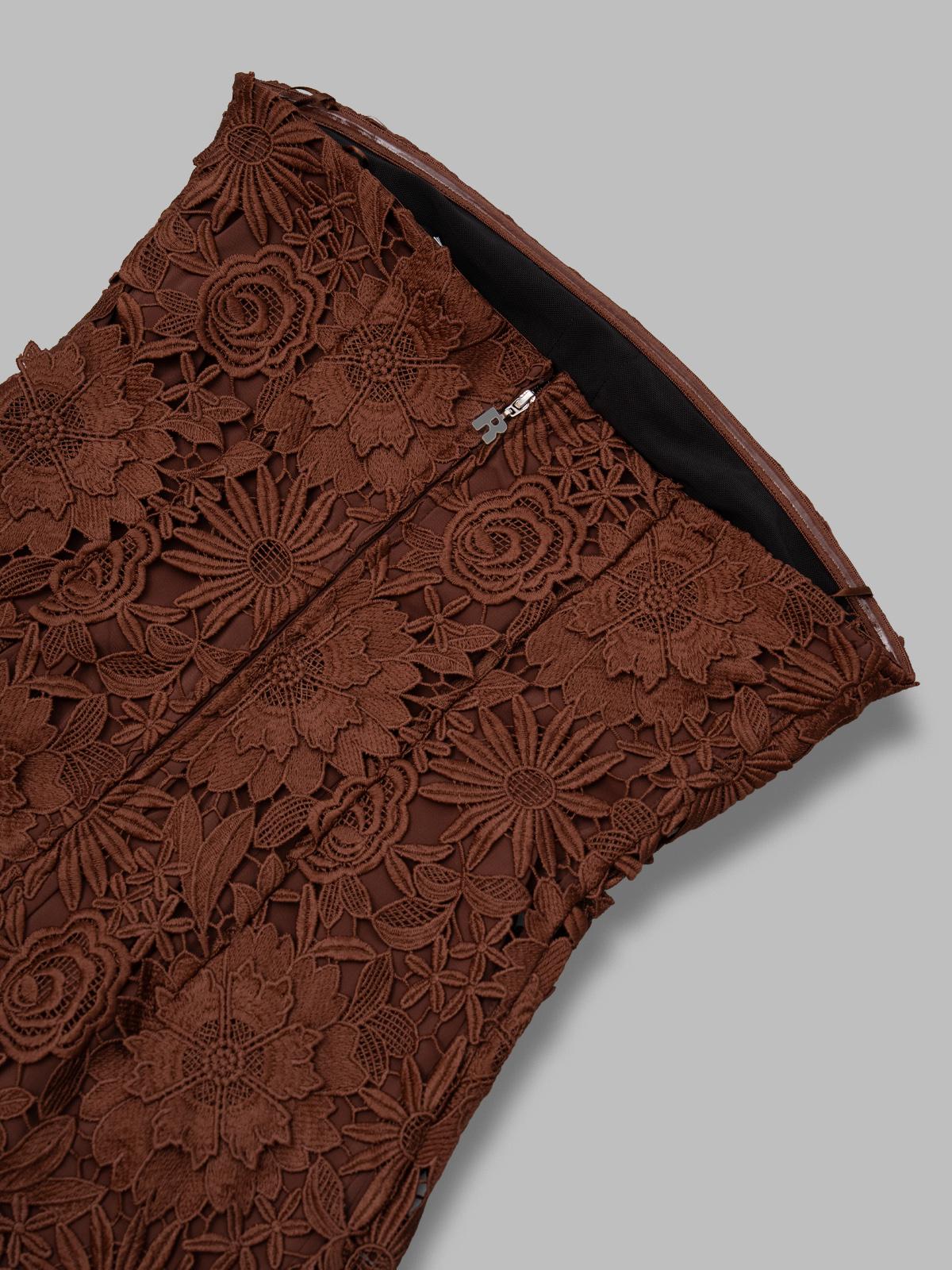 3d lace midi dress 1156242037-BCR1822- 2037 ROTATE 