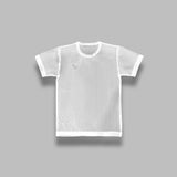 t-shirt mesh large black emblem AX-T352-051- WHT COMME DES GARÇONS PLAY 