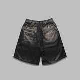 aged satin shorts J14PT143- BK MAISON MIHARA YASUHIRO 