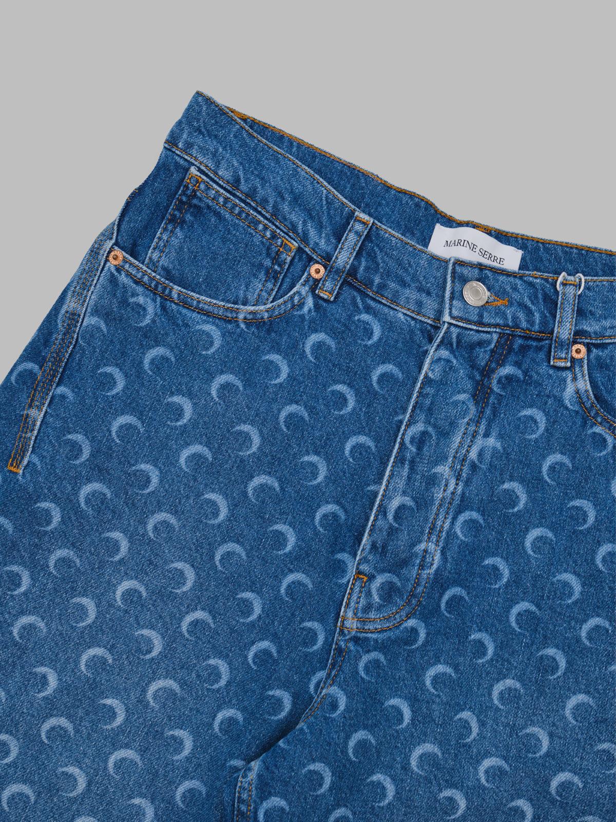 light blue denim bermuda USH004BCDEN0002- BL05 MARINE SERRE 