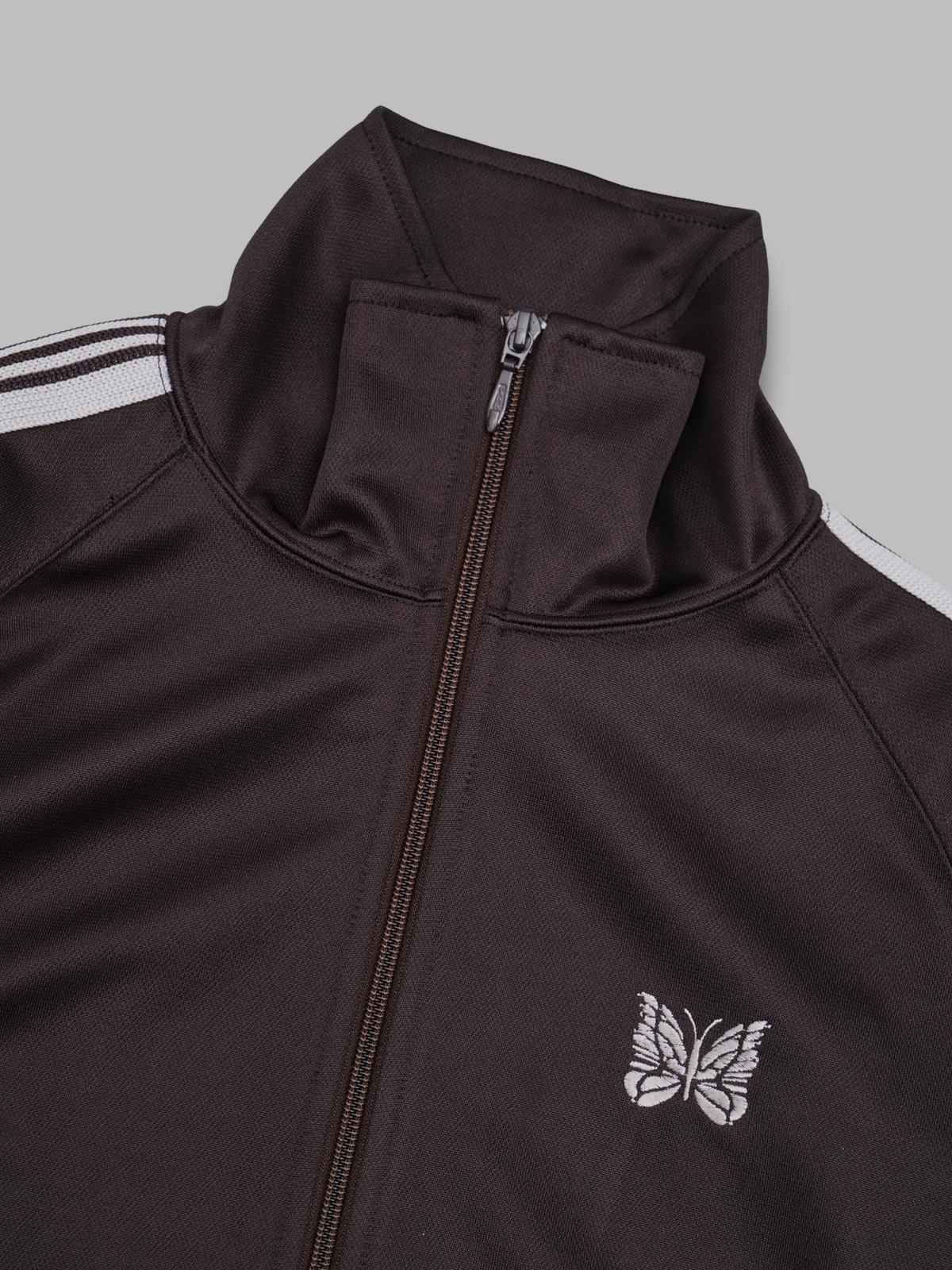 track jacket - poly smooth SX404- CHARC NEEDLES 