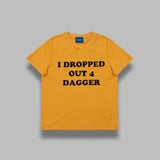 drop out shrunk ts 90006- YLW DAGGER 