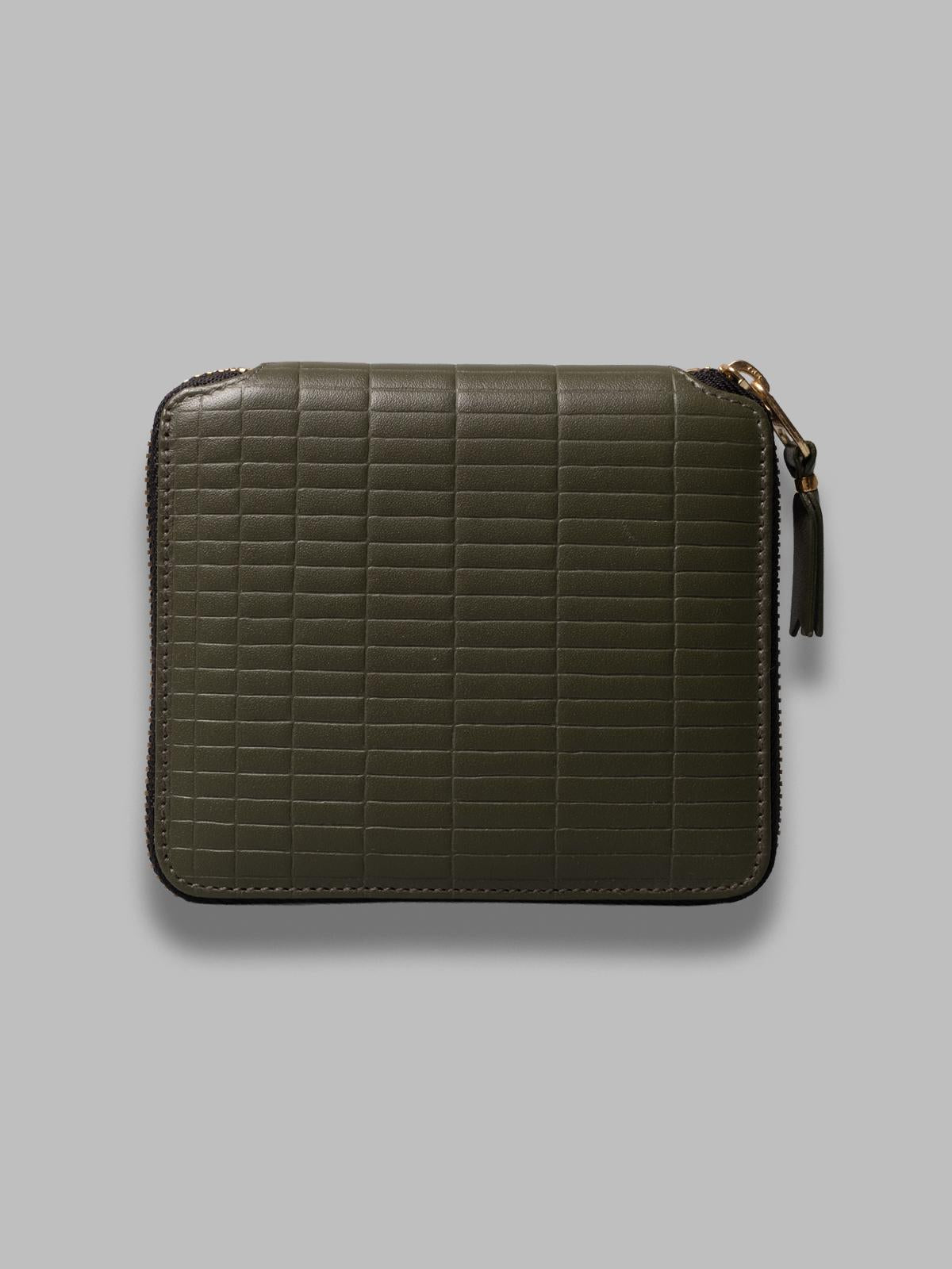 wallet/brick line - 100% pelle made in spain SA2100BK KH COMME DES GARÇONS WALLET 