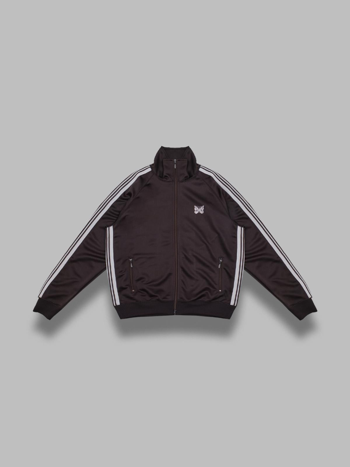 track jacket - poly smooth SX404- CHARC NEEDLES 