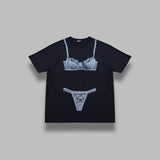 trompe l'oeil tall tee VAQ11T019- WB VAQUERA 
