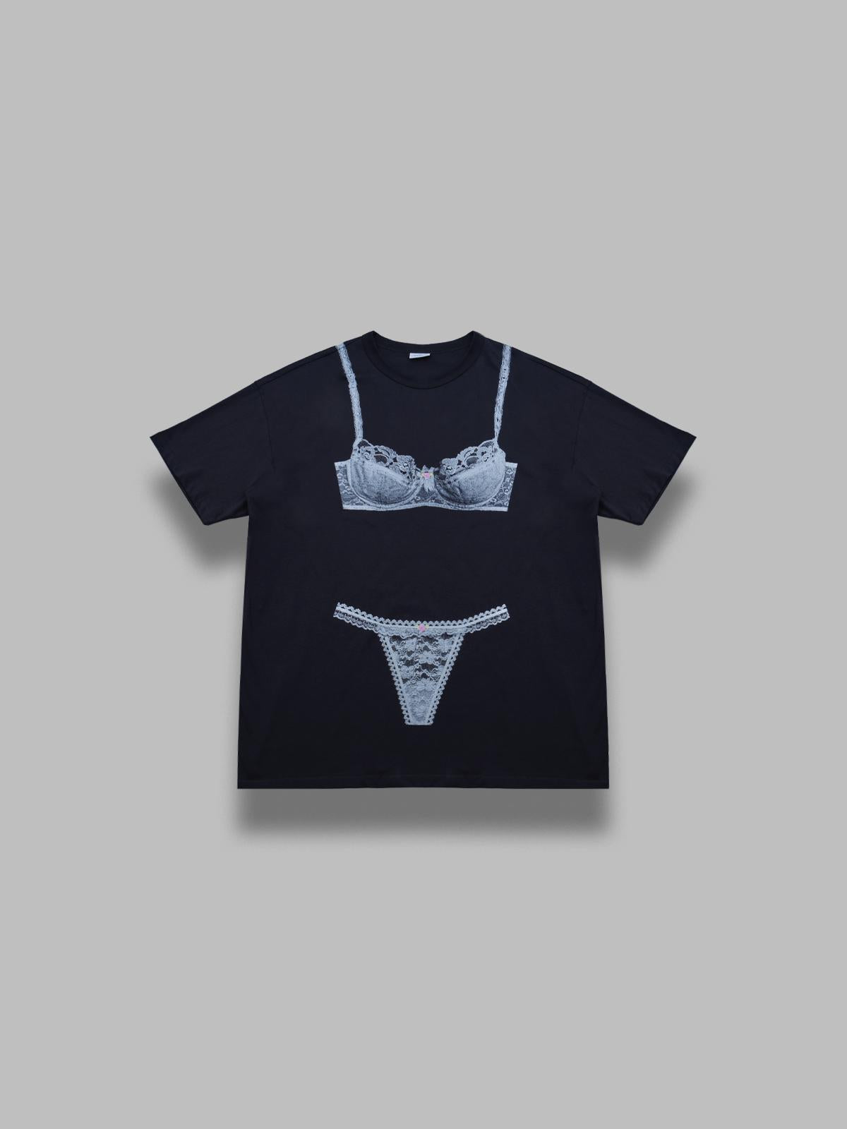 trompe l'oeil tall tee VAQ11T019- WB VAQUERA 