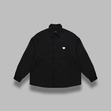 pinstripe overshirt 251M141- BK MISBHV 