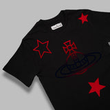 orb & stars classics t-shirt 3G010056-J00B9- N401 VIVIENNE WESTWOOD 