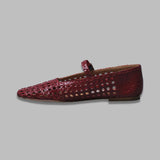 yeida dark red baillerinas MI-5644- RD MIISTA 