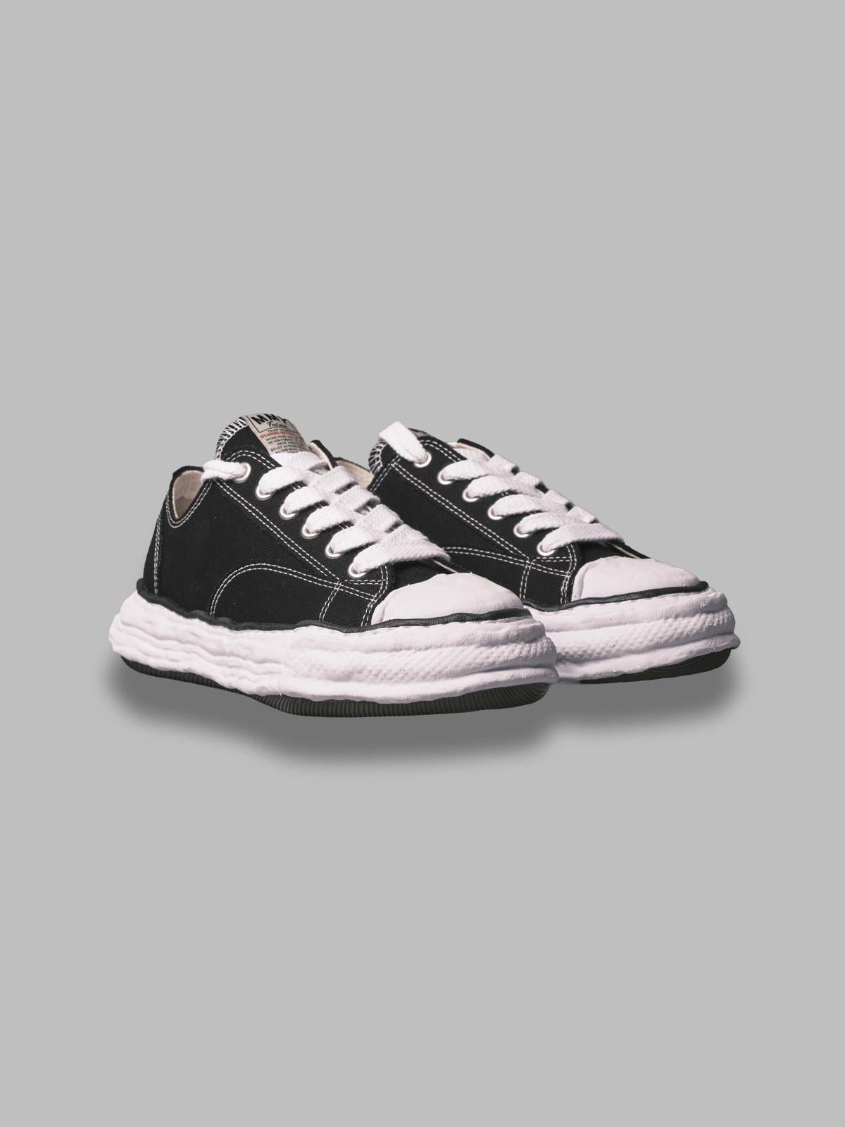 peterson 23 / original sole canvas low-top sneaker A11FW702- BK MAISON MIHARA YASUHIRO 