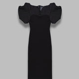 isatis fitted knit dress ISATIS- BL34 ESSENTIEL ANTWERP 