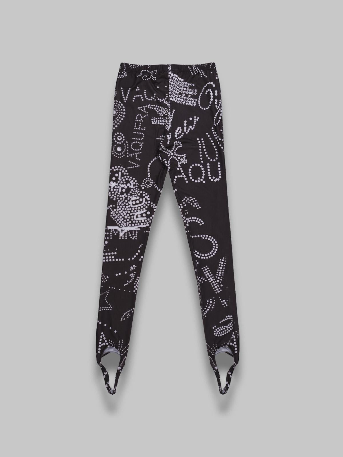 rhinestuds leggins VAQ10P007- BK VAQUERA 
