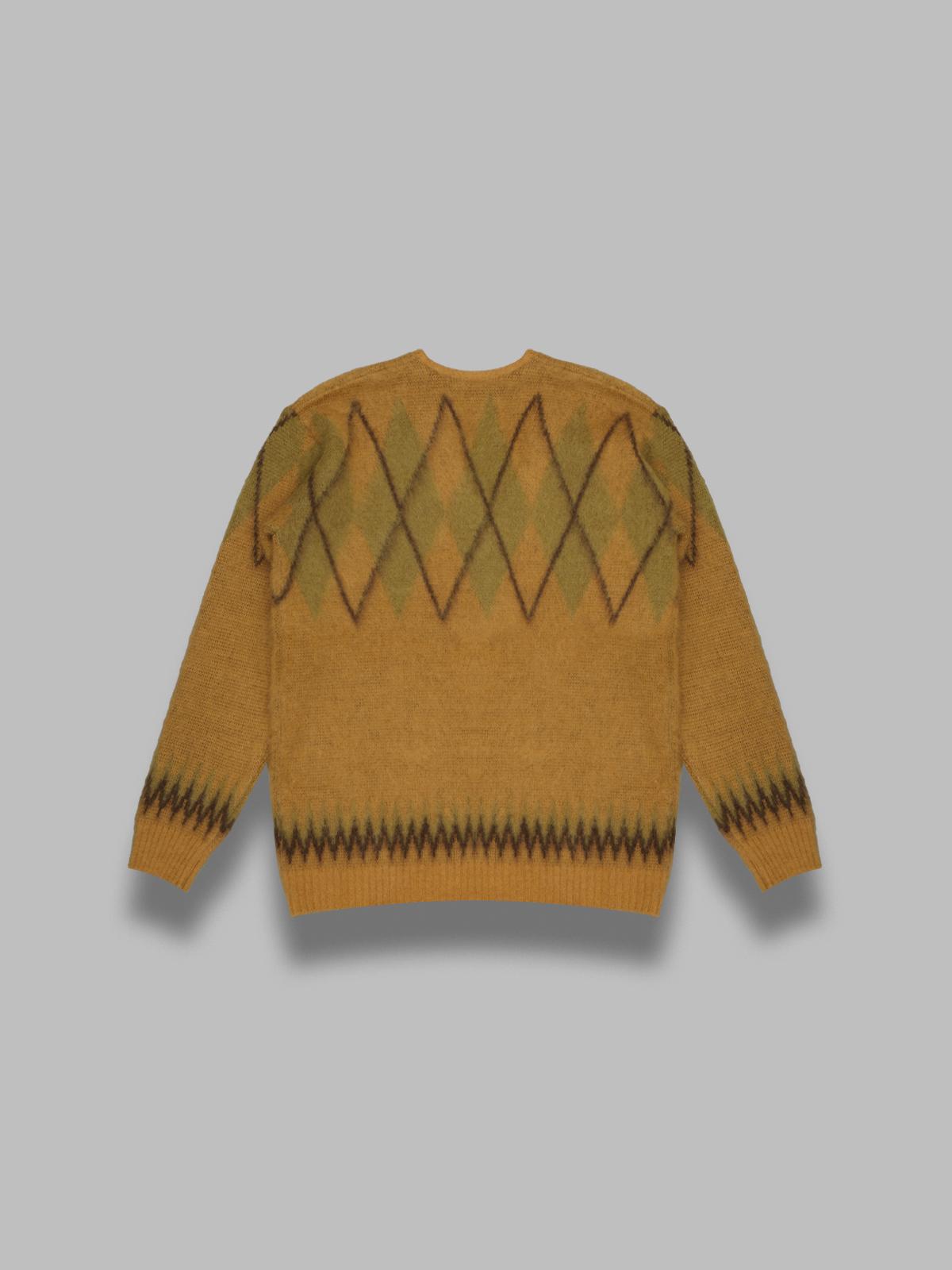 mohair cardigan RW355- YLW NEEDLES 