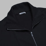 high gauge sweat zip cardigan A25SC02CU- BLK AURALEE 