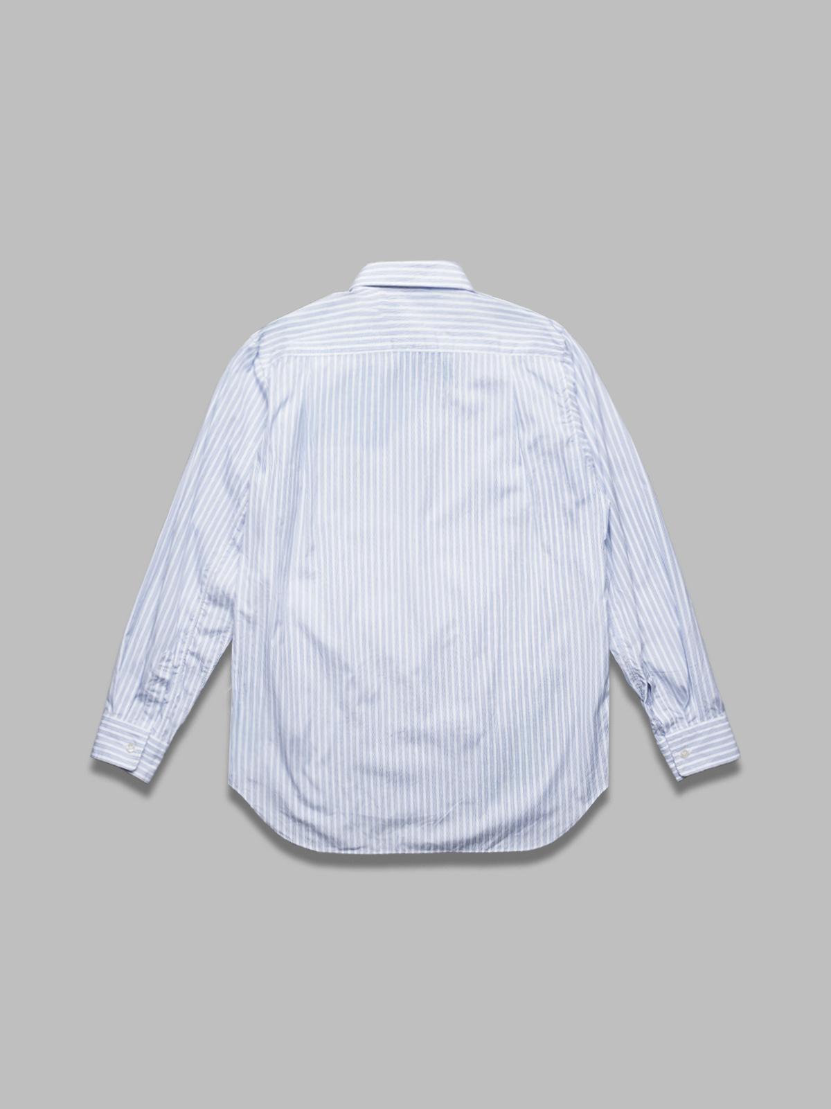 t-shirt black emblem woven - stripe - 100% cotton - made in japan AX-B020-051- WHT COMME DES GARÇONS PLAY 