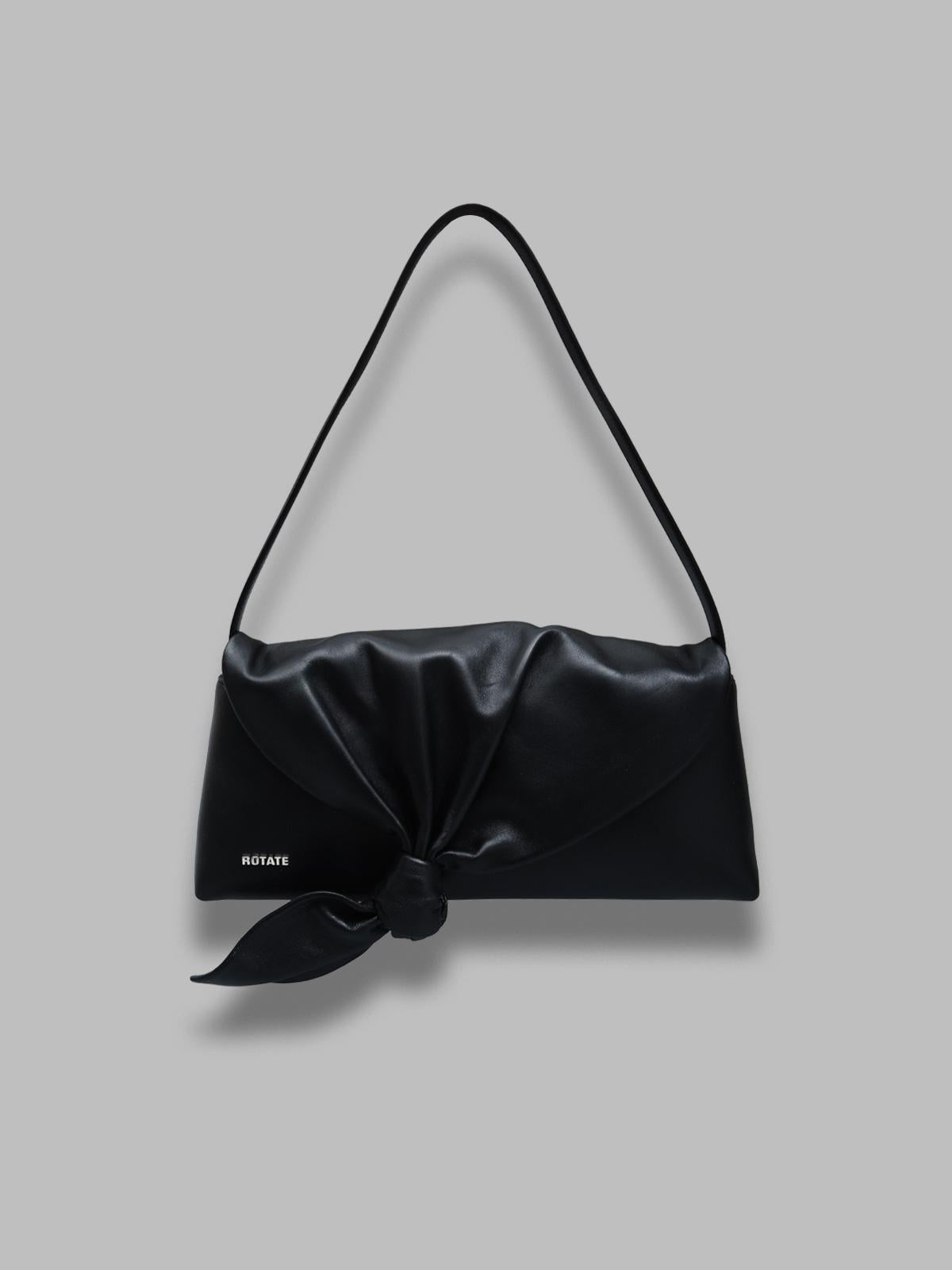 leather knot scarf bag 116120100-BCR2220- 100 ROTATE 