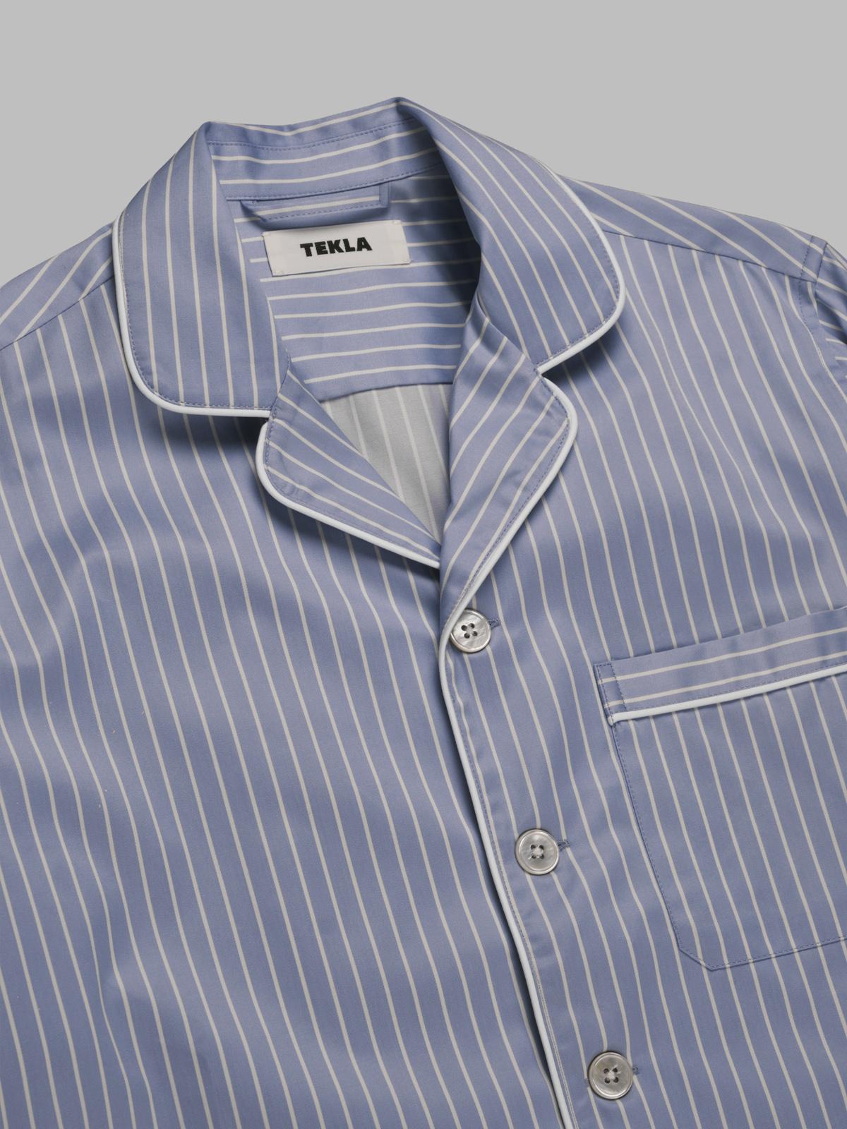 sateen pyjamas shirt ST-SHIRT-LS-407- PS TEKLA 
