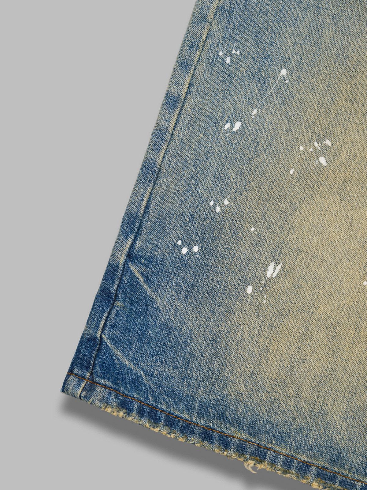 2in 1 denim dirt baggy shorts 260U309- DD MISBHV 