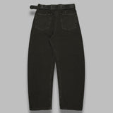 twisted belted pants PA326-LD1062- GR631 LEMAIRE 