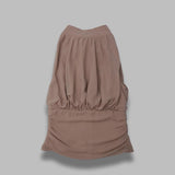 chiffon ruched top 115518816-BCR1044- 816 ROTATE 