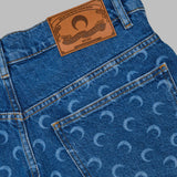 light blue denim bermuda USH004BCDEN0002- BL05 MARINE SERRE 