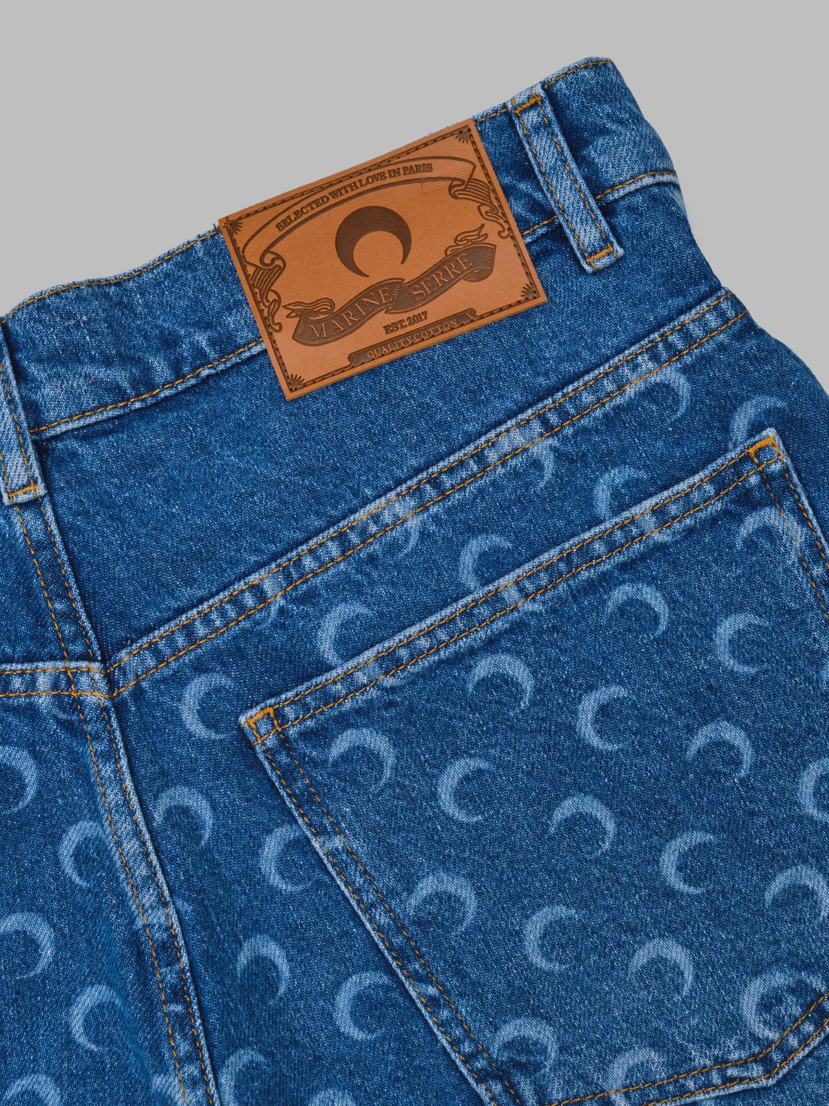 light blue denim bermuda USH004BCDEN0002- BL05 MARINE SERRE 