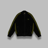rib collar track jacket RW323- BK NEEDLES 