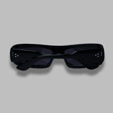 daryan sunglasses - black acetate, black lens - made in japan PT-6101- BK PORT TANGER 