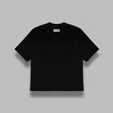 moon logo jersey ss t-shirt MTT077BCJER0009 BK99 MARINE SERRE 