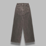 pigment dyed finx corduroy wide 5p pants A25AP02FC- OBR AURALEE 