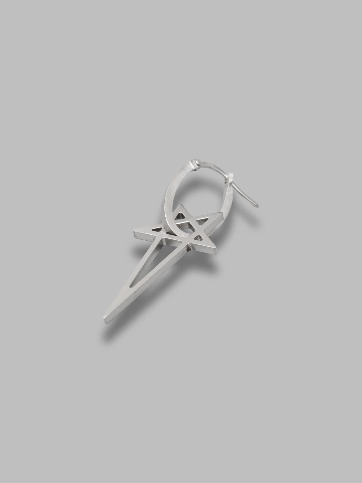 pentagram earring RJ0000067-MMT- 128 RICK OWENS DRKSHDW 
