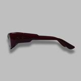 daryan sunglasses - carmesi acetate, amber lens - made in japan PT-6103- RD PORT TANGER 