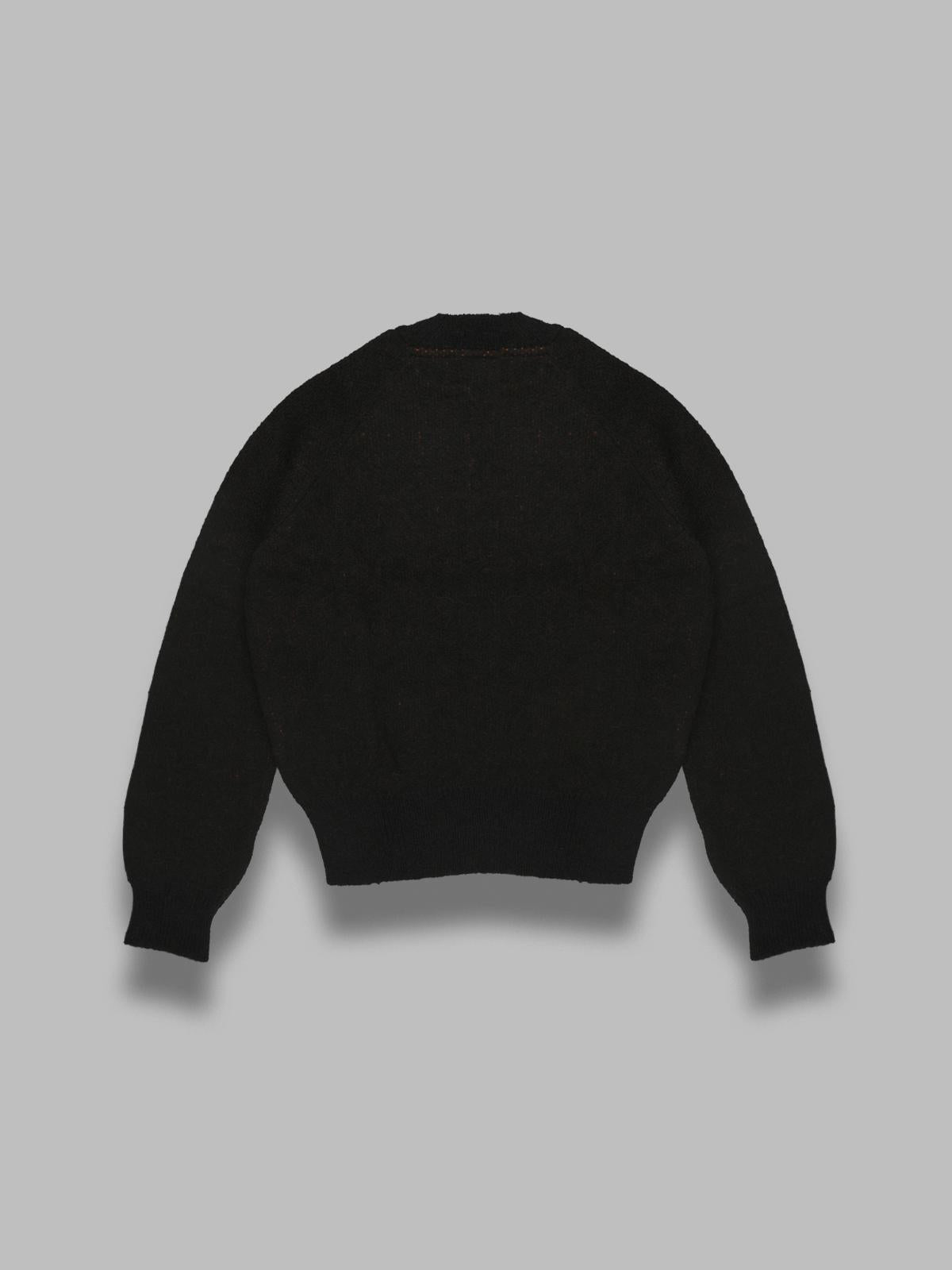 fuzzy love sweater AW25KNW0302- BK CARNE BOLLENTE 