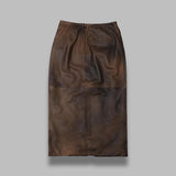 leather midi pencil skirt 1163212037-BCR2211- 2037 ROTATE 