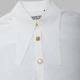 jomato pointy collar shirt JOMATO- WH00 ESSENTIEL ANTWERP 