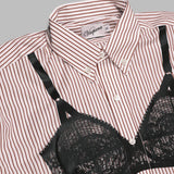 trompe l'oeil button down VAQ10B005- WR VAQUERA 