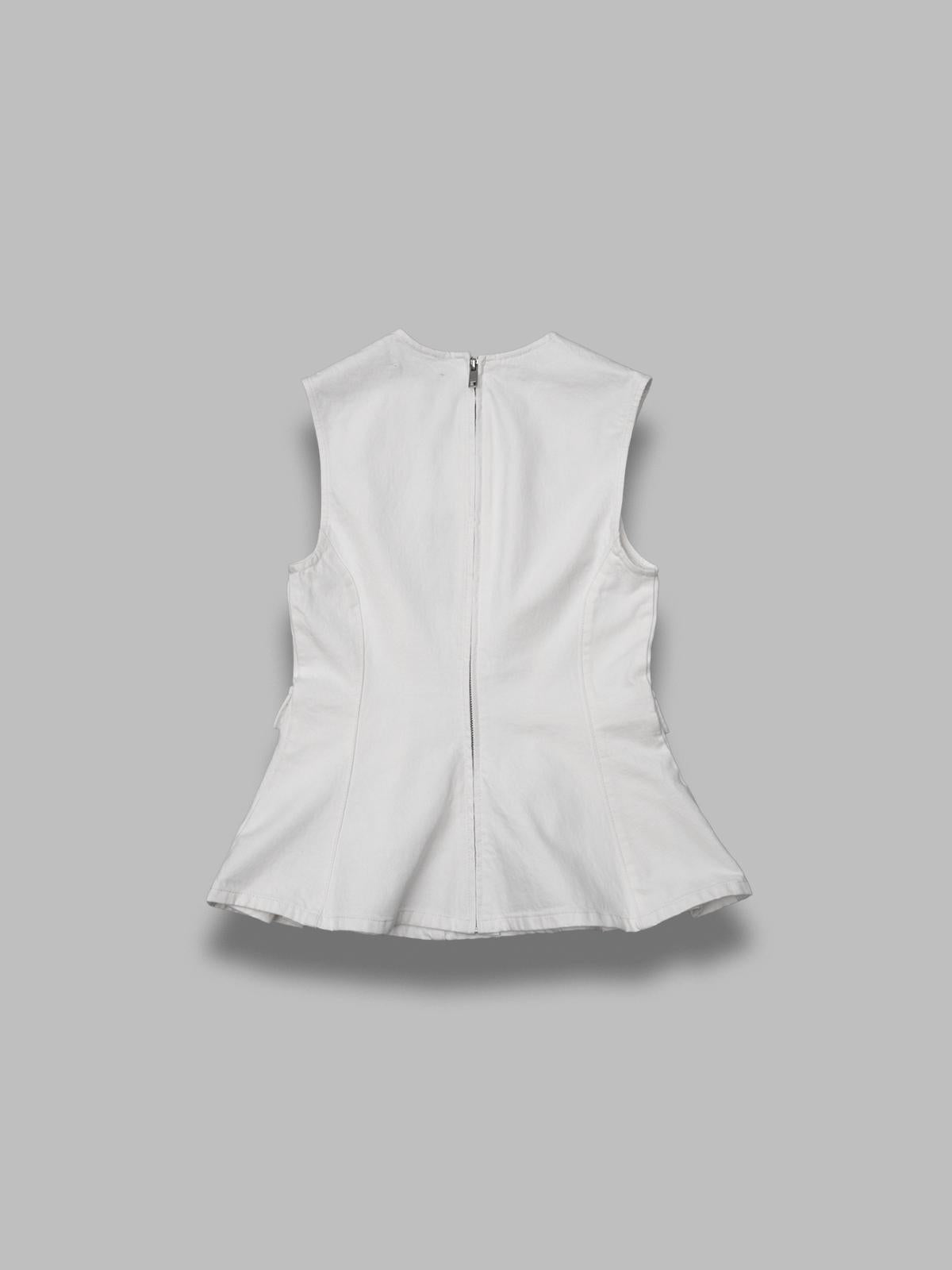 peplum denim top 1164032121-BCR1913- 2121 ROTATE 